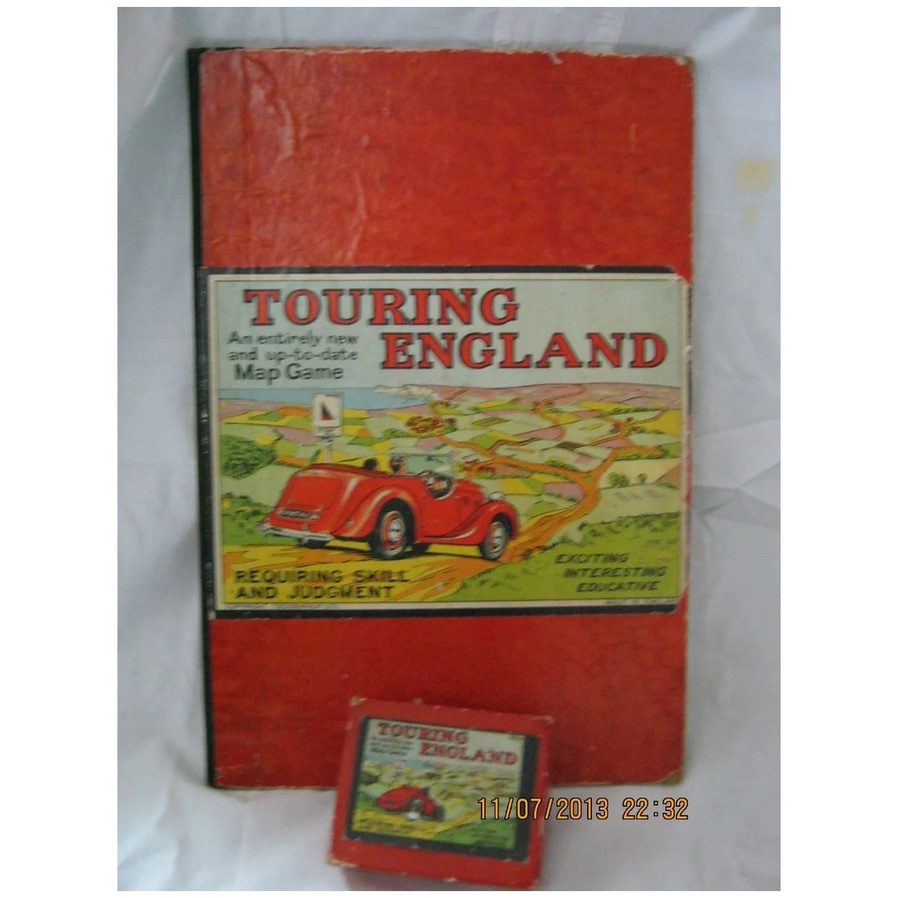 Touring England MAP Game -Circa 1950