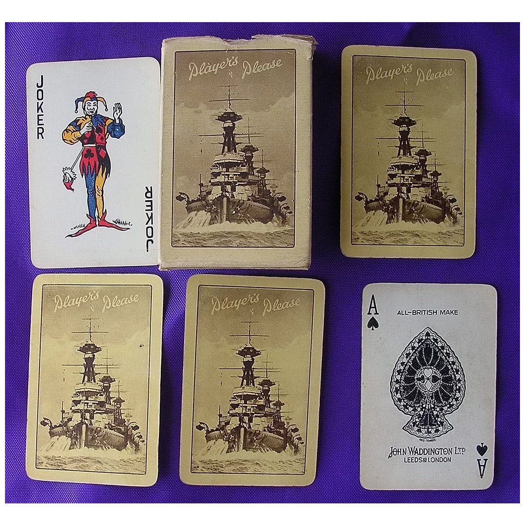 Vintage Cigarette Advertising Playing Cards 'PLAYERS Please'