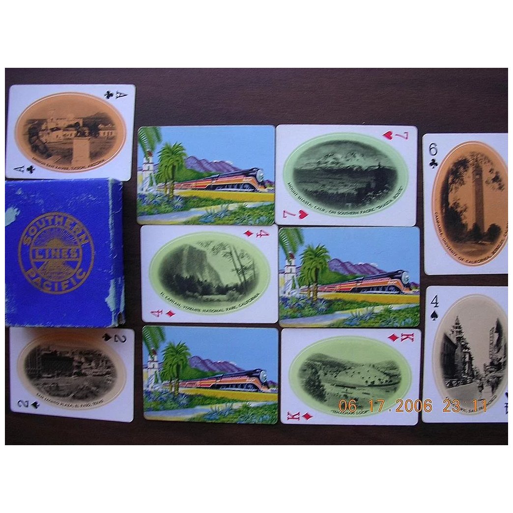 Vintage Railways Playing Cards 
