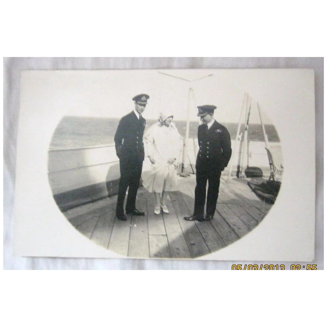 1927 Royal Tour Duke & Duchess of York aboard H.M.S. Renown