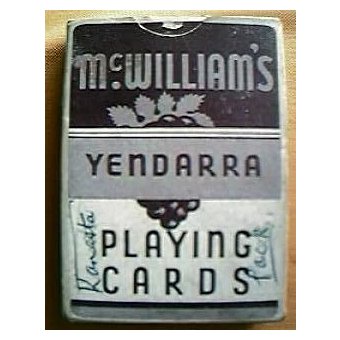 Vintage Wine Company Advertising Playing Cards
