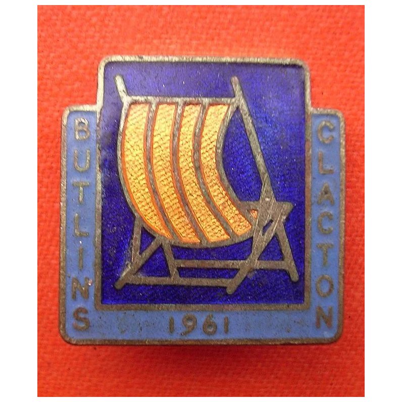 1961 Butlins CLACTON Camp Badge