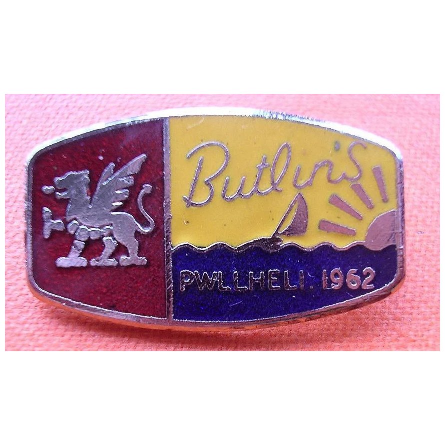 1962 Butlins PWLLHELI Camp Badge
