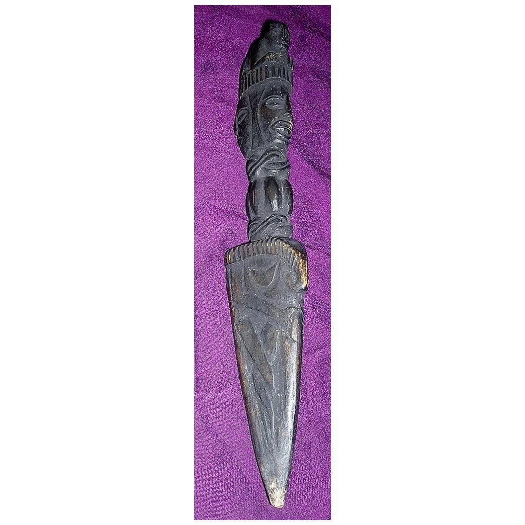 Vintage Small Carved African Tribal Knife