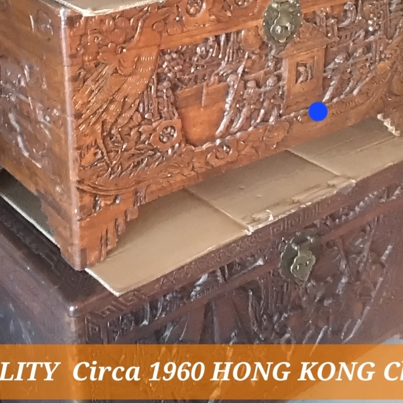 Large Vintage  Hong Kong Chest / Glory Box