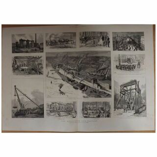 The Armstrong Gun Factory, Newcastle. - The Graphic 1887