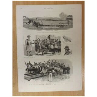 With The Australian Squadron In New Zealand Waters - The Graphic 1887