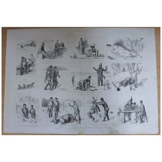 A Hunt For Christmas Dinner In Manitoba- The Graphic 1887