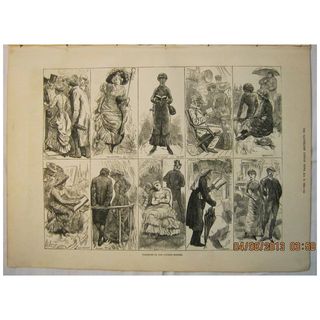 Varieties of The Tourist Species - Illustrated London News 1883