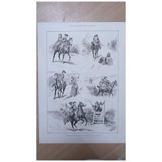 Full Page Illustrated London News 1895 