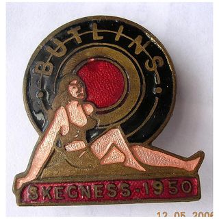 Vintage BUTLINS Holiday Camp Badge Skegness 1950