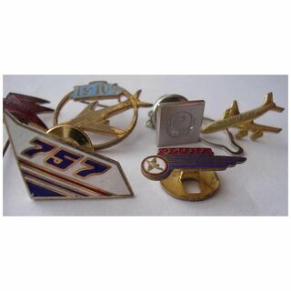 Vintage Airlines Lapel Badges