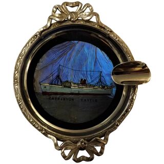 Souvenir Ashtray from The Carnarvon Castle Liner