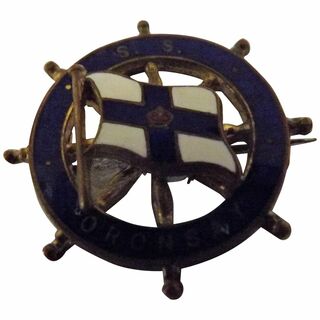 S.S. Oronsay Ships Souvenir Badge
