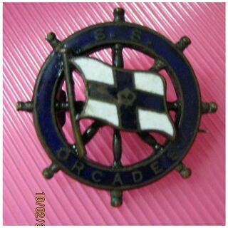 S.S. Orcades Orient Line Brooch
