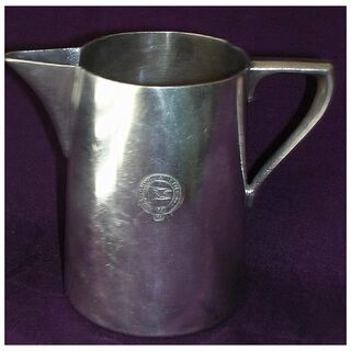 Old Anchor Line Silver Plated Milk Jug Circa 1900