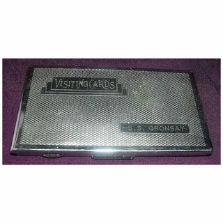 S.S. ORONSAY - Orient Line -Art Deco Visiting Cards Case