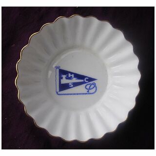 Vintage 'Clyde Shipping Company' Shelley Porcelain Butter Dish