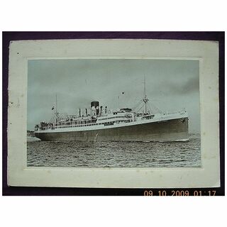 Ellerman Lines 'S.S. City of Paris' Vintage Passenger List 1948