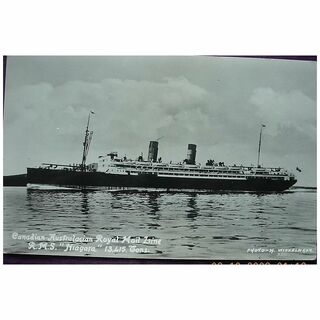 Canadian Australian Royal Mail Line 'R.M.S. Niagara' Souvenir Postcard