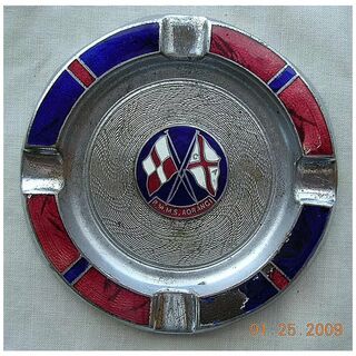 Vintage R.M.M.S. Aorangi Souvenir Shipping Ashtray