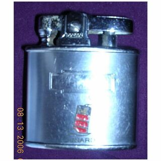 Vintage CUNARD LINE Small Ladies Flint & Wick Lighter Circa 1950's-60's