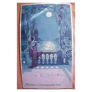 Vintage 1954 Shipping Menu "T.S.S. Morton Bay"