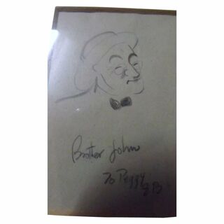 Edmund Blampied Pencil Sketch 'Brother John'