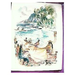 Vintage MATSON LINES Shipping Menu Hawaii1960
