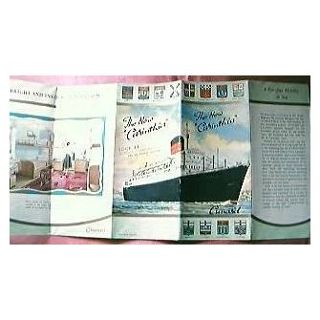 Cunard Advertising Brochure "The New Carinthia"