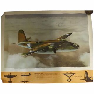 WW11 USA Original Propaganda Photographic Print - Douglas A-20 HAVOC
