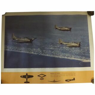 WW11 USA Original Propaganda Photographic Print - Douglas A-24 BANSHEE