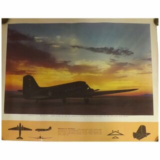 WW11 USA Original Propaganda Photographic Print - Douglas C- 47 Skytrain