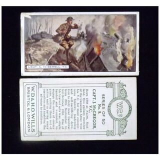 Cigarette Cards -VC 's WD & HO Wills Full Set 50