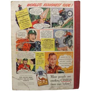 CAMELS Cigarettes Advertisement Esquire Magazine 1940's- Clem Murdaugh -USA Nat. Hill Climb Champion 1946~47