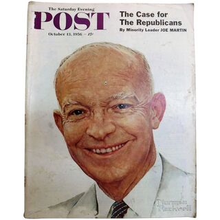Saturday Evening Post Magazine October 13 1956 - Norman Rockwell Cover