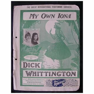 My Own Iona - Hawaiian Sheet Music 1916