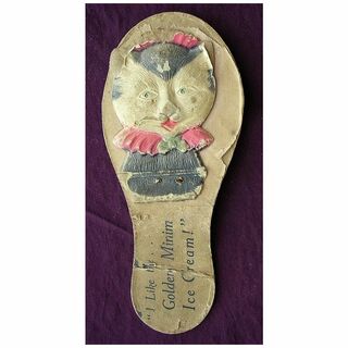 Victorian Children's Toy Advertising Clapper 