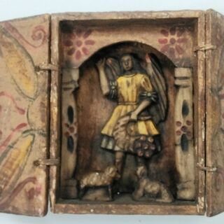 Peruvian 'Travelers Shrine' Archangel of The Cornucopia